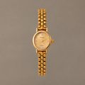 2024 New Steel Belt Bracelet Women's Watch Elliptical Vintage Watch Exquisite Small and Elegant Vintage Gold Watch